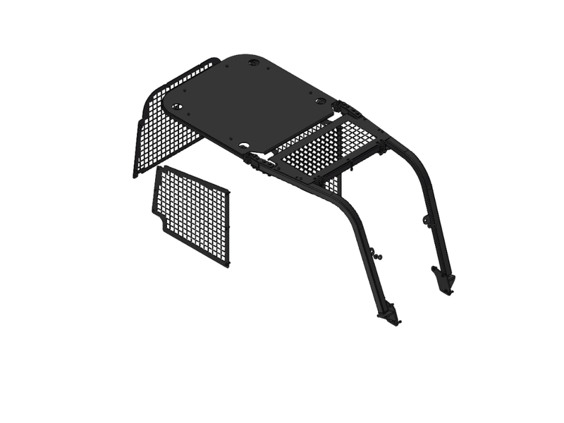 Screens Sweeps fits John Deere 650K Open Rops Bulldozer - Bedrock