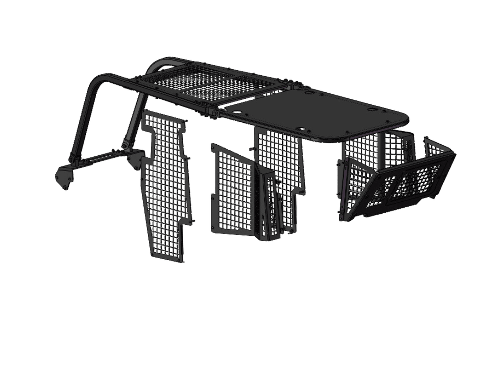 JkSeew2ページ Screens Sweeps fits John Deere 850K Bulldozer - Bedrock Attachments