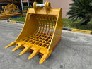 Skeleton Bucket fits CAT324 1.59m3, 54in, 2 x 90mm Pins, CB Linkage - EB324CBS-54-1.59 - Excavator Bucket - Bedrock Attachments