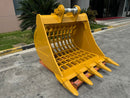Skeleton Bucket fits CAT324 1.79m3, 60in, 2 x 90mm Pins, CB Linkage - EB324CBS-60-1.79 - Excavator Bucket - Bedrock Attachments