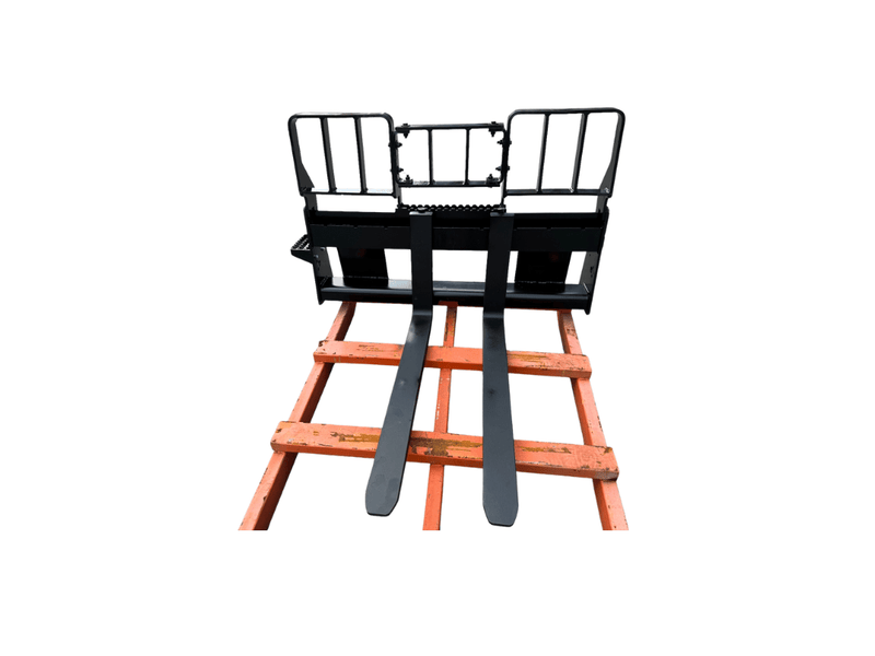 Skid Steer Loader GP Fork Carriage, 50in + Skid Steer Loader Fork Tine 36in - SKFCGP + SKFT36 - Skid Steer Fork - Bedrock Attachments