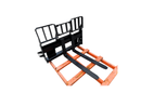 Skid Steer Loader GP Fork Carriage, 50in + Skid Steer Loader Fork Tine 42in - SKFCGP + SKFT42 - Skid Steer Fork - Bedrock Attachments