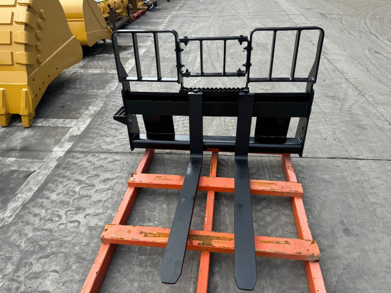 Skid Steer Loader GP Fork Carriage, 50in + Skid Steer Loader Fork Tine 42in - SKFCGP + SKFT42 - Skid Steer Fork - Bedrock Attachments