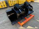 Skid Steer Loader Grapple Buckets 1981 mm (78 in), bolt - on cutting edge - SKGRBU-78 - Skid Steer - Bedrock Attachments