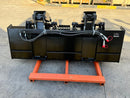 Skid Steer Loader Grapple Buckets 1981 mm (78 in), bolt - on cutting edge - SKGRBU-78 - Skid Steer - Bedrock Attachments
