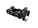 Skid Steer Loader Grapple Rake 2136 mm (84 in) - SKGRR - 84 - Skid Steer Grapple Rake - Bedrock Attachments