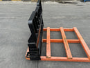 Skid Steer Loader HD Fork Carriage, 57in - SKFCHD - Skid Steer Fork - Bedrock Attachments