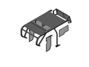 Sweeps and Screens fits CAT D8T Bulldozer-BS17-BS18-Bulldozer Screens&Sweeps-Bedrock Attachments
