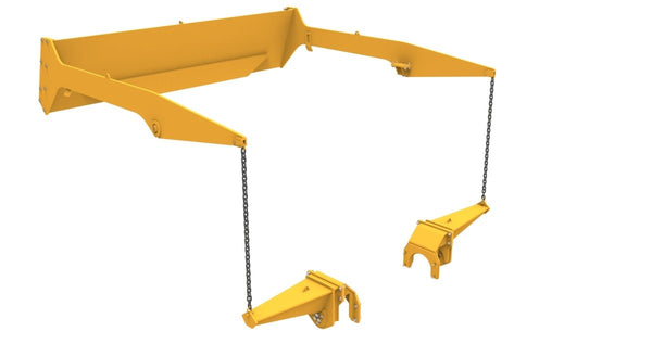 Tailgate fits Komatsu HM400 - 5 Articulated Truck - ATK400-5 - Articulated Truck Tailgates - Bedrock Attachments