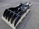 Thumb fits 100mm Pin Excavators, PIN GRABBER, 5 Teeth, 100mm Pin, 54 in Bucket - EPT100 - PG5T54 - Partial Rotation Thumb - Bedrock Attachments