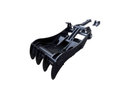 Thumb fits 100mm Pin Excavators, PIN ON, 4 Teeth, 100mm Pin, 54 in Bucket - EPT100 - PO4T54 - Partial Rotation Thumb - Bedrock Attachments