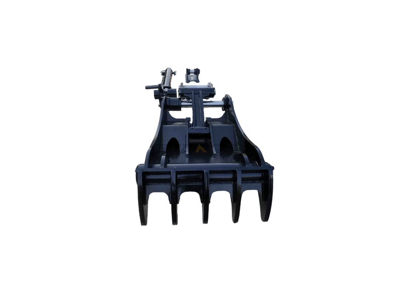 Thumb fits 100mm Pin Excavators, PIN ON, 5 Teeth, 100mm Pin, 54 in Bucket - EPT100 - PO5T54 - Partial Rotation Thumb - Bedrock Attachments