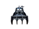 Thumb fits 110mm Pin Excavators, PIN GRABBER, 4 Teeth, 110mm Pin, 60 in Bucket - EPT110 - PG4T60 - Partial Rotation Thumb - Bedrock Attachments