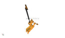 Thumb fits 65mm Pin Excavators, PIN GRABBER, 2 Teeth, 65mm Pin, 24 In Bucket - EPT65 - PG2T24 - Partial Rotation Thumb - Bedrock Attachments