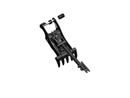 Thumb fits 65mm Pin Excavators, PIN GRABBER, 5 Teeth, 65mm Pin, 36 In Bucket - EPT65-PG5T36 - Partial Rotation Thumb - Bedrock Attachments