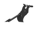 Thumb fits 65mm Pin Excavators, PIN ON, 4 Teeth, 65mm Pin, 36 In Bucket - EPT65-PO4T36 - Partial Rotation Thumb - Bedrock Attachments
