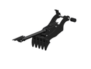 Thumb fits 65mm Pin Excavators PIN ON, 5 TOOTH, 65mm Pin, 36 In Bucket - EPT65-PO5T36 - Partial Rotation Thumb - Bedrock Attachments