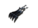 Thumb fits 70mm Pin Excavators, PIN GRABBER, 4 Teeth, 70mm Pin, 42 In Bucket - EPT70 - PG4T42 - Partial Rotation Thumb - Bedrock Attachments