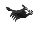 Thumb fits 70mm Pin Excavators, PIN ON, 4 Teeth, 70mm Pin, 36 In Bucket - EPT70-PO4T36 - Partial Rotation Thumb - Bedrock Attachments