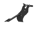Thumb fits 70mm Pin Excavators, PIN ON, 4 Teeth, 70mm Pin, 36 In Bucket - EPT70-PO4T36 - Partial Rotation Thumb - Bedrock Attachments