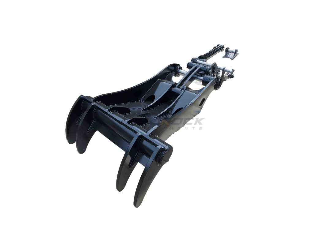 4 Teeth Partial Rotation Thumb, fits 54” Bucket, CAT 324 Excavator, Pin ...