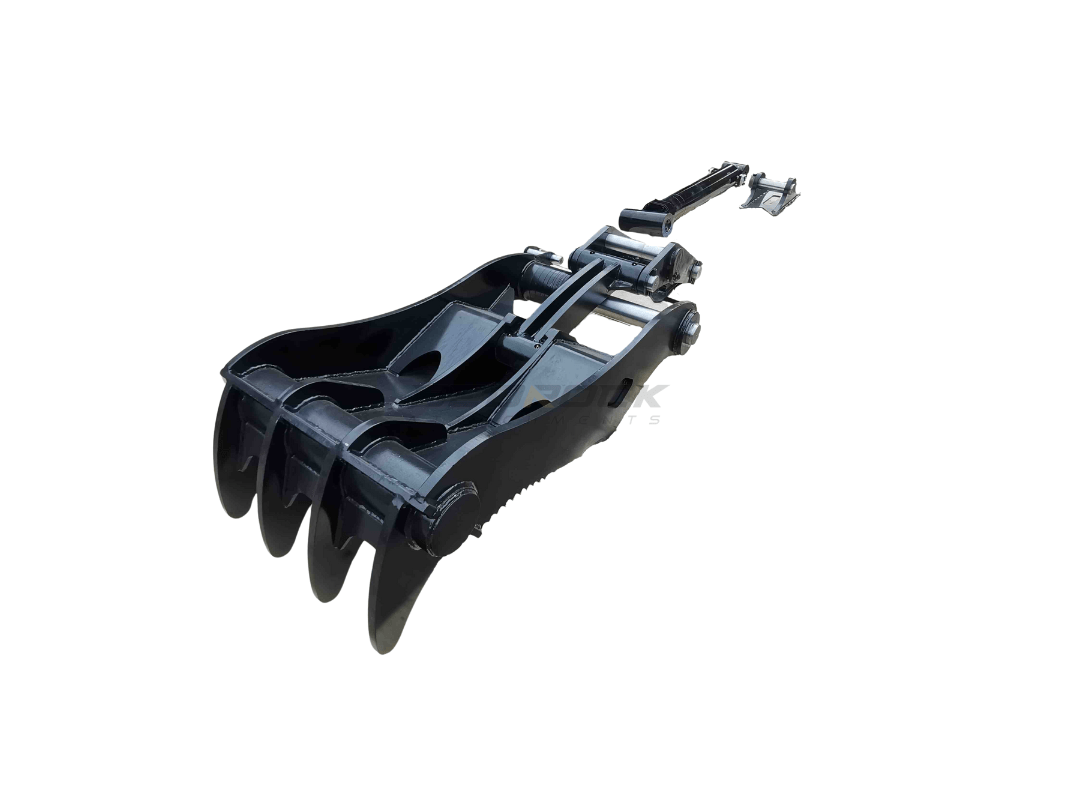 4 Teeth Partial Rotation Thumb, fits 42” Bucket, CAT 324 Excavator, Pin ...