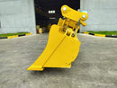 Tilt Ditch Cleaning Bucket fits CAT 312, 60in, 0.57m3, 2 x 65mm Pins - ETB312CL-60-0.57 - Excavator Bucket - Bedrock Attachments