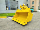 Tilt Ditch Cleaning Bucket fits CAT 316, 60in, 0.64m3, 2 x 70mm Pins - ETB316CL-60-0.64 - Excavator Bucket - Bedrock Attachments