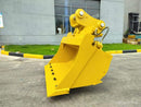 Tilt Ditch Cleaning Bucket fits CAT 316, 60in, 0.64m3, 2 x 70mm Pins - ETB316CL-60-0.64 - Excavator Bucket - Bedrock Attachments