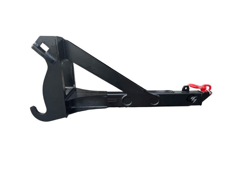 Wheel Loader Jib Boom for Fusion Quick Coupler, 155in - WLJ-FC155 - Loader Bucket - Bedrock Attachments