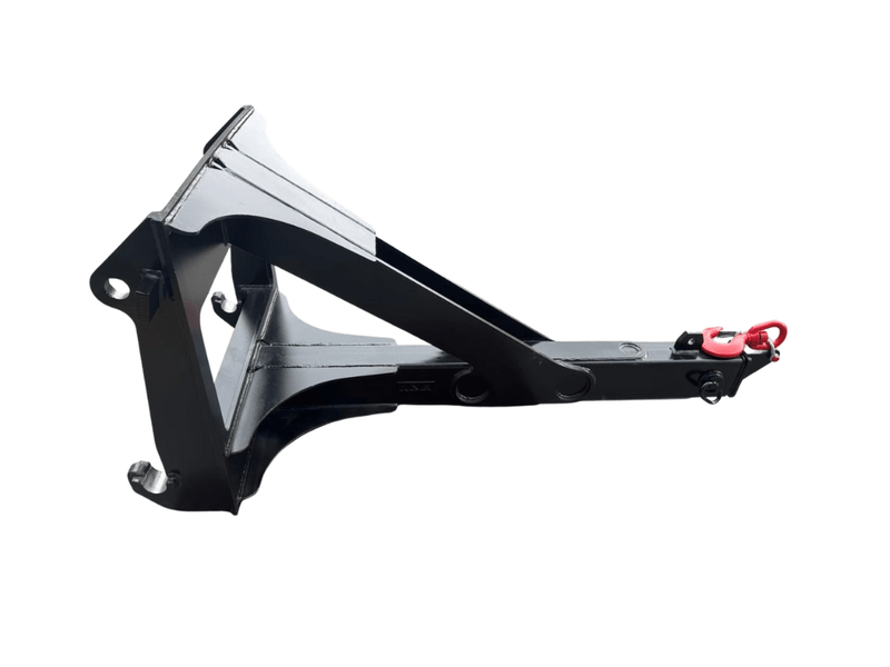 Wheel Loader Jib Boom for ISO Quick Coupler, 165in - WLJ-ISO165 - Loader Bucket - Bedrock Attachments