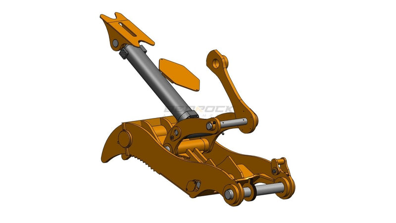 3 Teeth Pro Plus Thumb 42" Pin Grabber 330 336-ET100-PG3T42-Excavator Full Rotation Thumb-Bedrock Attachments