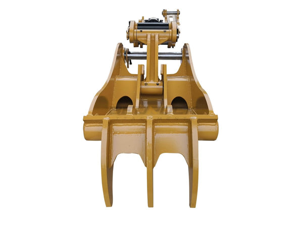 3 Tooth Progressive Thumb, 30” Pin On, 315 316 318-ET70-PO3T30-Excavator Full Rotation Thumb-Bedrock Attachments