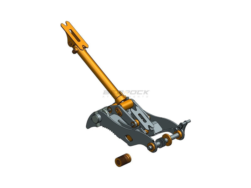 4 Teeth Non-Progressive Thumb 36” Pin ON 311 312 314-EPT65-PO4T36-Partial Rotation Thumb-Bedrock Attachments