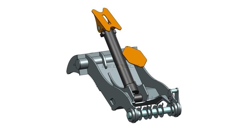 4 Teeth Non-Progressive Thumb 60” Pin Grabber 345 349-EPT110-PG4T60W-Partial Rotation Thumb-Bedrock Attachments