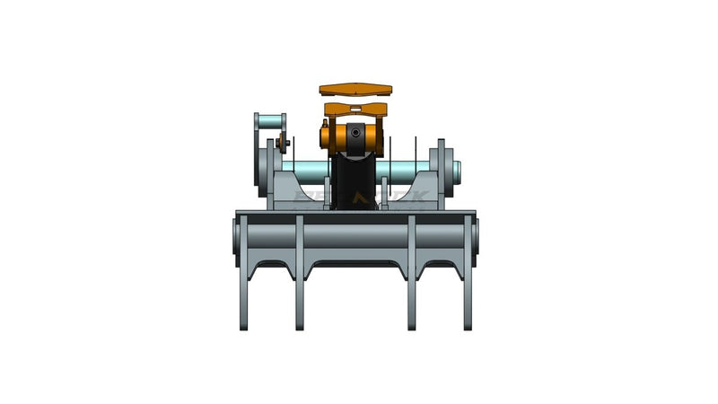 4 Teeth Non-Progressive Thumb 60” Pin Grabber 345 349-EPT110-PG4T60W-Partial Rotation Thumb-Bedrock Attachments