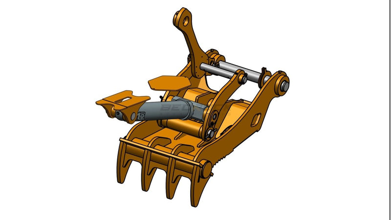 4 Teeth Pro Plus Thumb 54” Pin ON 330 336-ET100-PO4T54-Excavator Full Rotation Thumb-Bedrock Attachments