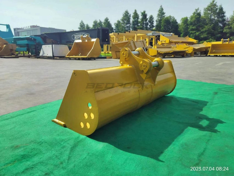 47” Excavator Cleaning Bucket fits CAT 303.5C/D/E 303C/E 304D/E Excavator-EBWY304CL-47in-0.17-Excavator Bucket-Bedrock Attachments