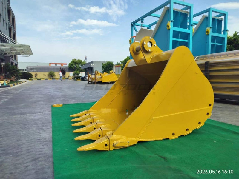 48in Excavator Cleaning Bucket fits CAT 312 Excavator, 0.6m3-EB312ACL-48-0.6-Excavator Bucket-Bedrock Attachments