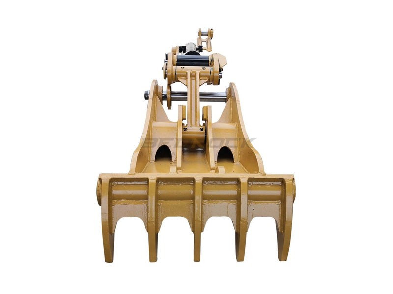 5 Tooth Progressive Thumb, 36” Pin On, 311 312 314-ET65-PO5T36-Excavator Full Rotation Thumb-Bedrock Attachments