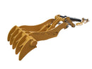 5 Tooth Progressive Thumb, 48” Grabber 315 316 318-ET70-PG5T48-Excavator Full Rotation Thumb-Bedrock Attachments