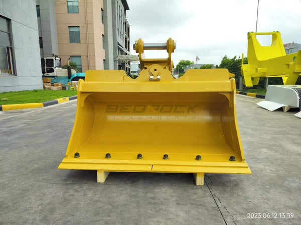 60” Excavator Tilt Ditch Cleaning Bucket fits CAT 312 Excavator-ETBWY312CL-60in-0.57-Excavator Bucket-Bedrock Attachments