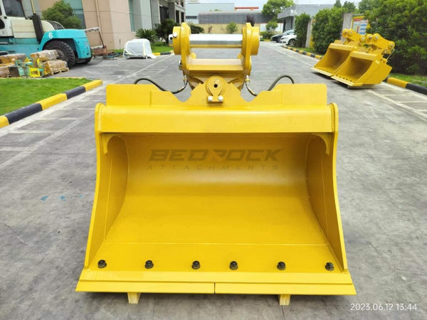 60” Excavator Tilt Ditch Cleaning Bucket fits CAT 320 Excavator B Linkage-ETBWY320CL-60in-0.9-Excavator Bucket-Bedrock Attachments