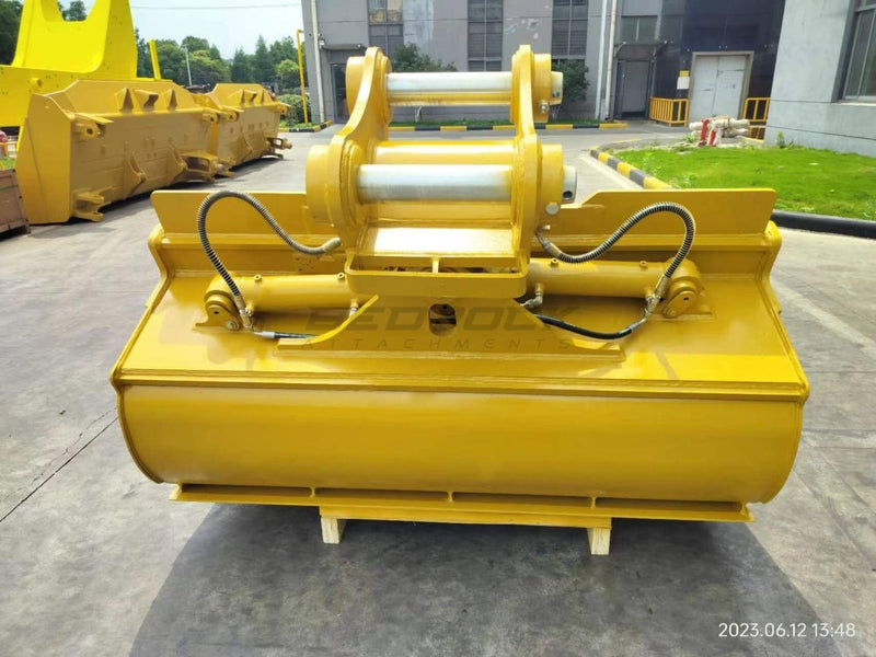 72” Excavator Tilt Ditch Cleaning Bucket fits CAT 320 Excavator B Linkage-ETBWY320CL-72in-1.11-Excavator Bucket-Bedrock Attachments