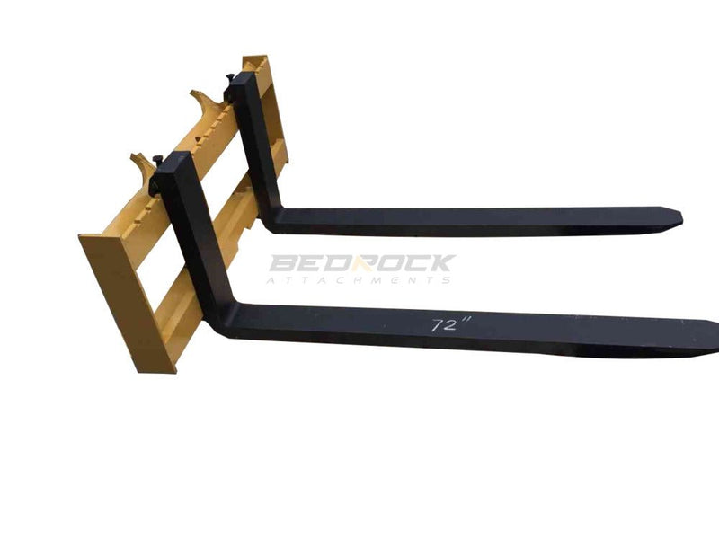 72" Wheel Loader Quick Coupler Fork Tine fits CAT 924 930 938-WF010-Loader Fork-Bedrock Attachments