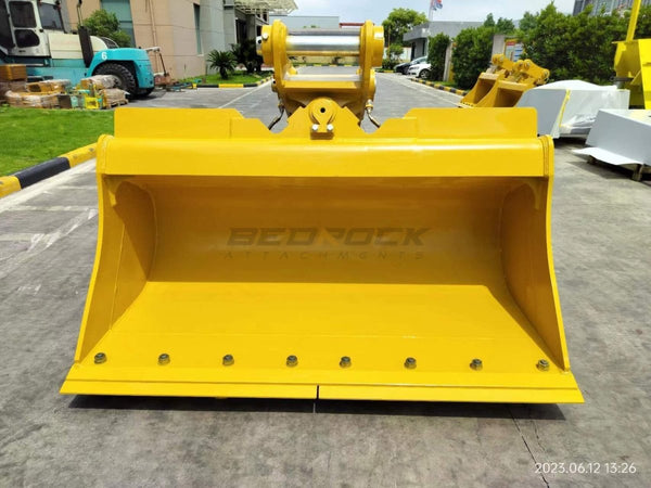 79” Excavator Tilt Ditch Cleaning Bucket fits CAT 320 Excavator B Linkage-ETBWY320CL-79in-1.23-Excavator Bucket-Bedrock Attachments