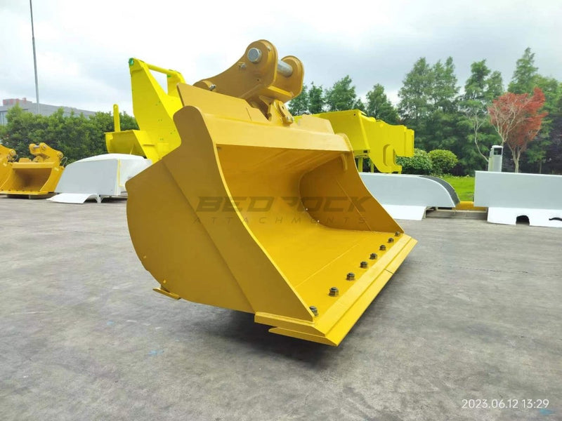 79” Excavator Tilt Ditch Cleaning Bucket fits CAT 320 Excavator B Linkage-ETBWY320CL-79in-1.23-Excavator Bucket-Bedrock Attachments