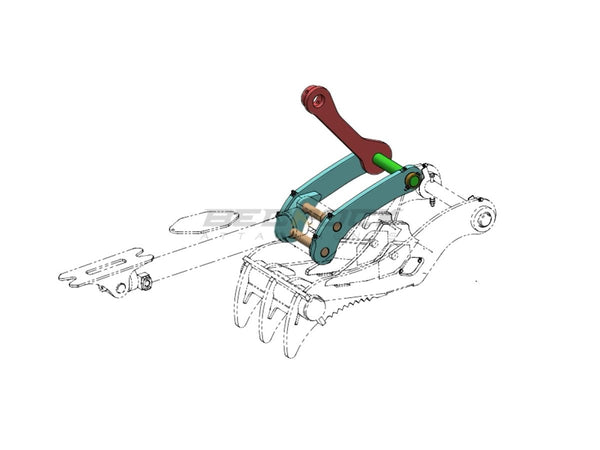 Conversion Group for Next Gen Excavator with Sensor (311/312/314 Progressive)-ET314CON-Excavator New Gen Progressive Thumb-Bedrock Attachments