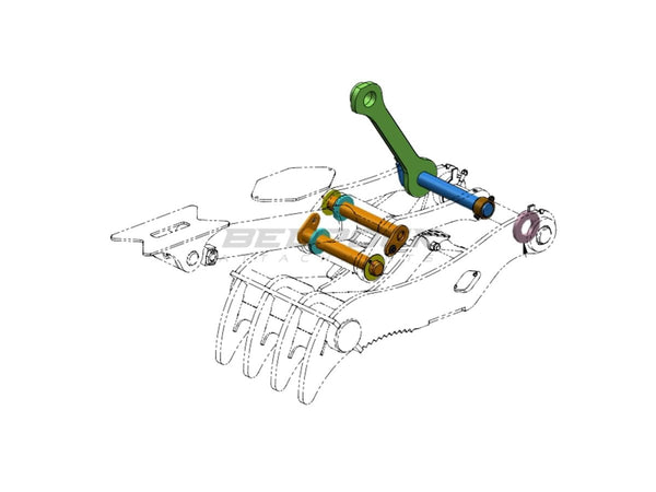 Conversion Group for Next Gen Excavator with Sensor (320 Progressive)-ET320CON-Excavator New Gen Progressive Thumb-Bedrock Attachments