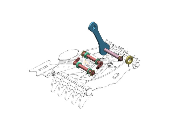 Conversion Group for Next Gen Excavator with Sensor (329 Progressive)-ET329CON-Excavator New Gen Progressive Thumb-Bedrock Attachments